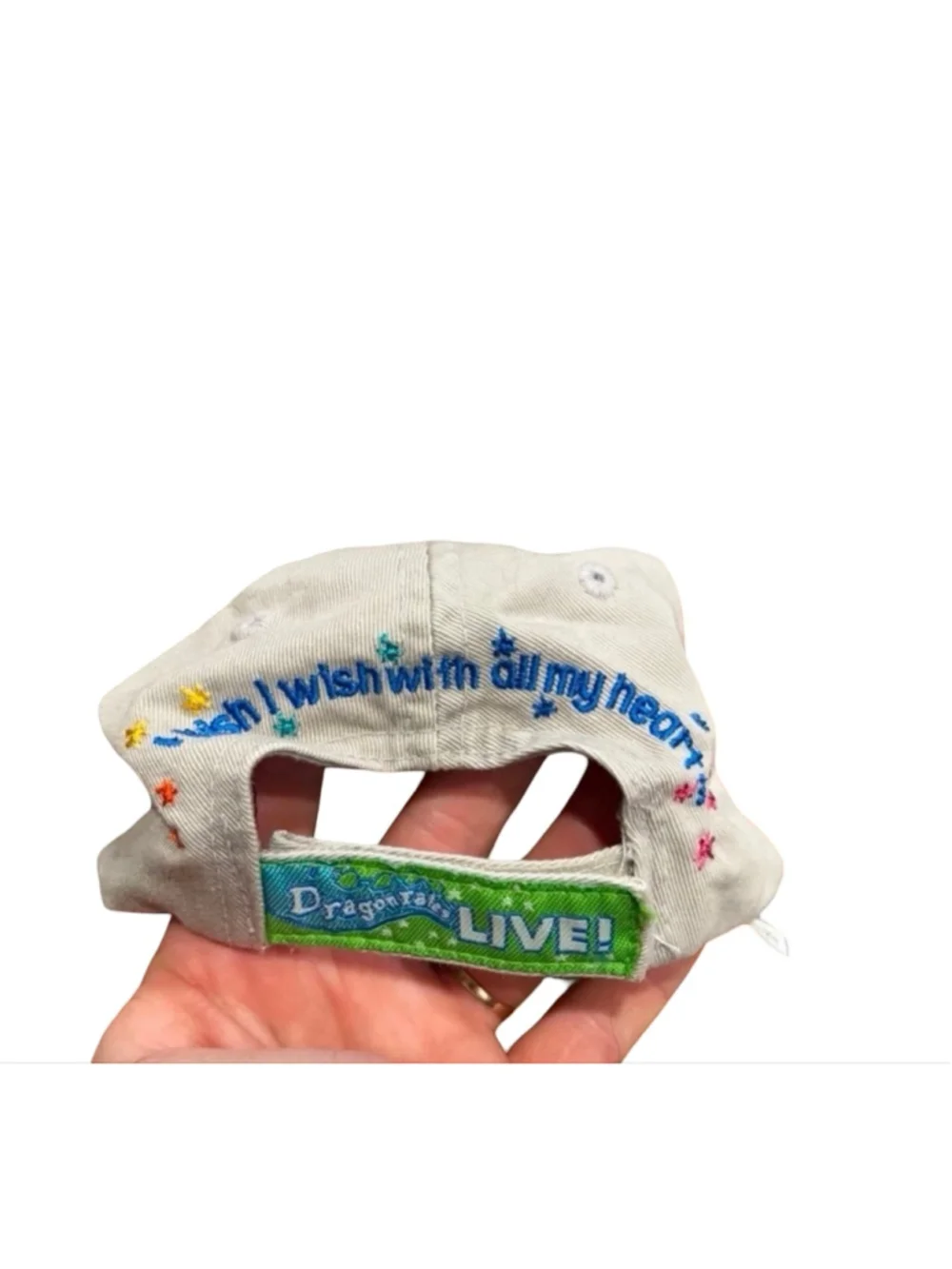 Vintage Dragon Tales LIVE! Embroidered Baseball Cap Kids Size Adjustable